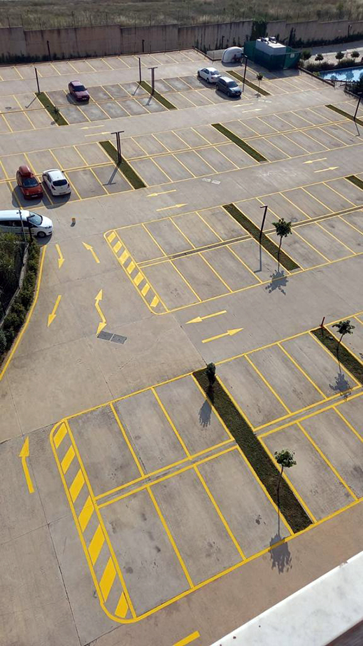 Açık Otopark Çizgisi